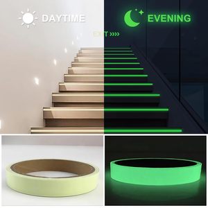 Cinta de Seguridad Luminosa en la Oscuridad, Cinta de Señalización Autoadhesiva Fotoluminiscente para Rutas de Salida de Emergencia, Escaleras, Paredes y Pisos - Product Image 5