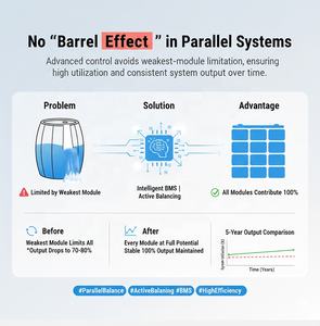 Sistema de Almacenamiento de Energía de Alto Voltaje de 400V, 16kWh Expandible a 256kWh, Batería Solar - Product Image 5