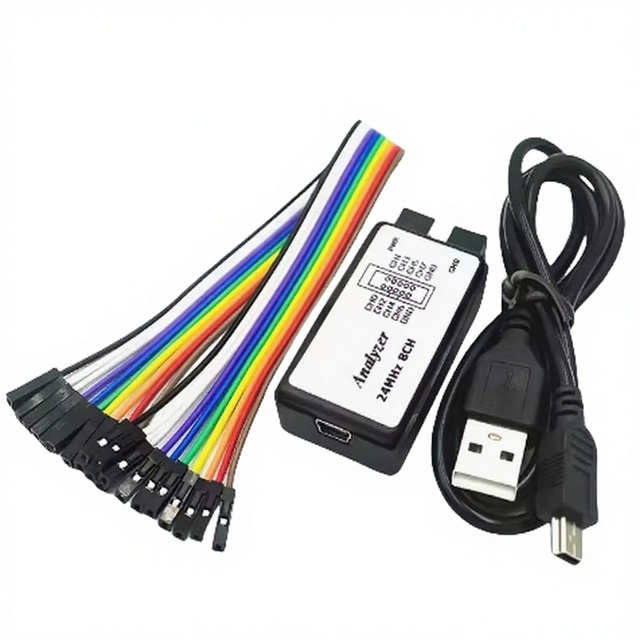 USB logic analyzer single-chip microcomputer ARM FPGA debugging sharps 24M sampling 8 channels