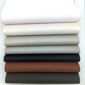 Simili cuir texturé grain <span class=keywords><strong>litchi</strong></span> de haute qualité, couleur métallique, en PU, tissu synthétique pour sacs et nœuds - Product Image 2