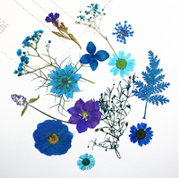 Vraies fleurs naturelles séchées, 1 boîte de pièces, mélange aléatoire, pour bougie, décoration, Nail Art, autocollants, moule, en époxy, bijoux, DIY