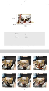 Bolso de Banquete de Lujo con Diseño Nuevo 2026, Bolso Cruzado de Moda con Forma de Búho, Bolso de Hombro Informal Popular con Estampado de Cocodrilo para Mujer - Product Image 6