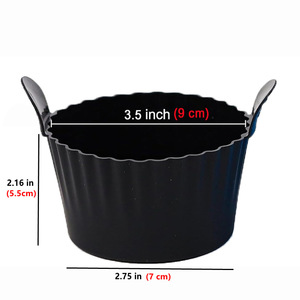3.5 Inch Non-Stick <strong>Silicone</strong> Baking Pans Cake <strong>Mold</strong> <strong>Cupcake</strong> <strong>Molds</strong> for Birthday &amp; Christmas Parties for Baking Tools - Product Image 3