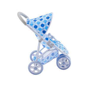 Casa de juegos de <span class=keywords><strong>muñecas</strong></span> <span class=keywords><strong>plegable</strong></span> con cochecito de bebé, <span class=keywords><strong>carrito</strong></span> de empuje, juguete de juego de simulación para niños en edad preescolar - Product Image 1