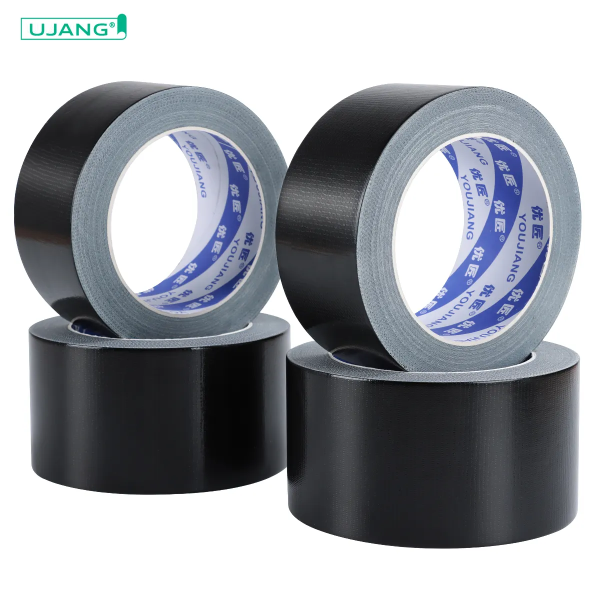 YOUJIANG Fabric Strong Adhesive Seaming Black Heavy Duty Cloth Waterproof Duct Tape Carpet Tape