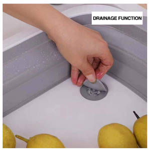 2023 maison nouvelle planche à découper pliante multifonctionnelle fournitures de cuisine évier lavabo panier de vidange planche à découper - Product Image 4