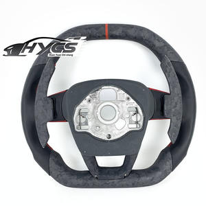 พวงมาลัยคาร์บอนไฟเบอร์สีด้านพร้อมแป้นเปลี่ยนเกียร์สำหรับรถ <span class=keywords><strong>Audi</strong></span> Q5 Q7 Q3 Q50L A6 A6L A4 Q5 A3 B7 A8 R8 TT RS3 RS5 S5 S4 - Product Image 5