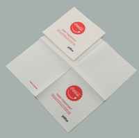 Serviettes de toilette jetables personnalisées en usine, 1 pli, en pâte de bois vierge, douces, pour salle de bain, serviettes à main, serviettes en papier Airlaid pour restaurant