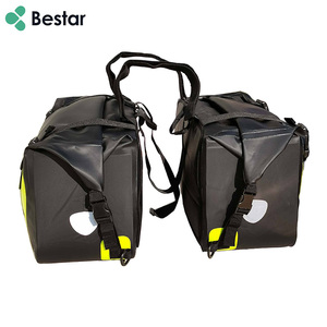 Bolsa de Equipaje Impermeable <span class=keywords><strong>para</strong></span> <span class=keywords><strong>Bicicleta</strong></span> y Motocicleta de Lona de PVC 500D, Altamente Resistente a Desgarros <span class=keywords><strong>para</strong></span> Viajes y Deportes al Aire Libre - Product Image 4
