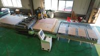 Máquina CNC de Alta Eficiencia para Trabajar la Madera, con Doble Sierra, Router ATC, Línea de Producción para Corte, Perforación y Mandrinado de Paneles