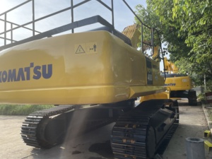 รถขุดไฮดรอลิกแบบตีนตะขาบ Komatsu PC400-7 pc400-8 pc350 p360 พร้อมบุ้งกี๋ขุดดิน อุปกรณ์ก่อสร้างมือสอง - Product Image 5