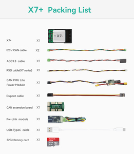Kit de drone CUAV X7+ Ardupilot avec contrôleur de vol Pixhawk pour pièces d'avion de course RC - Product Image 5