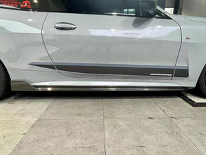 Extensión de faldas laterales de fibra de carbono estilo G22 <span class=keywords><strong>Coupe</strong></span> FD para <span class=keywords><strong>BMW</strong></span> 4 Series 425i <span class=keywords><strong>430i</strong></span> G23 Convertible Bodykit - Product Image 5