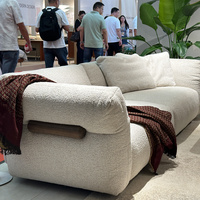 Modernes Luxus-Modulsofa für das Wohnzimmer, rechteckiges großes Stoffsofa