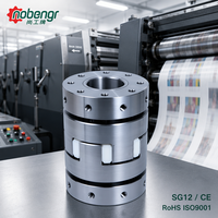 Acoplador de Expansión de Acero de Alto Torque con Disco Termocontraíble de TPU Blanco, Sin Holgura, Transmisión Grande para Servo, Husillo CNC, Tornillo de Bolas y Motor Paso a Paso