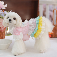 Robes classiques respirantes de couleur unie au design exclusif et moderne pour chiens/chats de petite race, en polyester durable