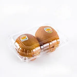 Suporte para embalagem de maçã kiwi-fruta transparente 2/3/4/6/8 furos, item de mercearia, embalagem em bolhas transparente