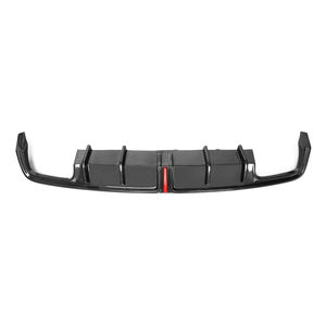 Meilleure vente voiture A6 Sline C8 S6 diffuseur arrière en Fiber de carbone lèvre de pare-chocs avec lumière pour Audi A6 S6 C8 2019 2020 2021 <span class=keywords><strong>2022</strong></span> 2023 2024 - Product Image 3