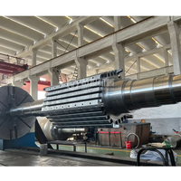 Arbre de générateur moteur en acier forgé de haute précision personnalisé TOTEM pour générateur de turbine à vapeur