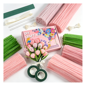 <b>Craft</b> Pipe Cleaners Macaron Chenille Stem Fluffy <b>Wire</b> Twist Stick Fantasy Sci-Fi Educational Toys Creative Handmade <b>Craft</b> - Product Image 4