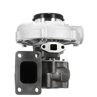 Maxpeedingrods T04E Universal Turbo Kit T3 T4 Turbocharger Suku Cadang Mesin Intercooler Saluran Oli Kit Adaptor BOV untuk 1.5-3.0L