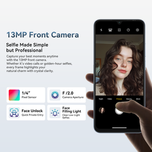 Teléfono Inteligente Blackview WAVE 10, 8GB+256GB, Pantalla IPS de 6.88 Pulgadas y 120Hz, Batería de 5000mAh, Android 16, 4G, Doble SIM - Product Image 3