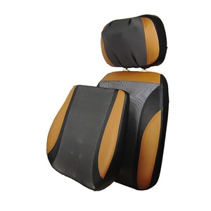 Coussin de massage YJ-628 pour le cou et les lombaires, thérapie thermique, pour le bureau, la famille, l'hôtel, l'hôpital, à brancher, orange-brun - Product Image 3