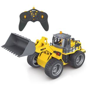 Huina mobil RC 1532 1/18 mobil truk bulldoser Radio Model traktor Aloi kontrol mobil truk mobil teknik mainan anak-anak laki-laki - Product Image 2