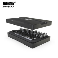 Kit d'outils de réparation portable DIY pour téléphone, ordinateur portable et console de jeu, avec embouts magnétiques de précision 106-en-1, modèle JM-8177, en plastique OEM