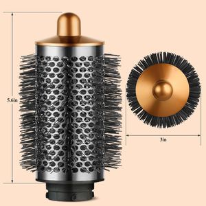 Cepillo Redondo Grande para Dar Volumen, Compatible con <span class=keywords><strong>Dyson</strong></span> <span class=keywords><strong>Airwrap</strong></span>, Níquel/Cobre, Voluminizador Ovalado Grande para un Peinado con Volumen - Product Image 5