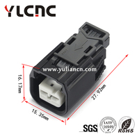 Venta Directa de Fábrica: Adaptador Sellado Macho-Hembra de 2 Pines con Certificación TS 16949 para Conector de Inyector de Combustible de Coche 6189-7856 DJ70241-1.2-200