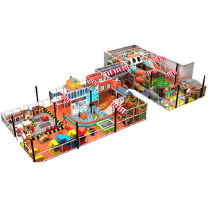 Volcano <b>Indoor</b> Playground,triple <b>Slide</b>,roller <b>Slide</b> Ball Pit,Carousel,climbing Net,19*10*4m 190sqm 2045sqft 62*33*13ft - Product Image 4