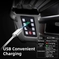 Pour ROCKBROS casque de vélo urbain pour hommes casque de sécurité de vélo ultraléger avec lumière LED arrière Rechargeable
