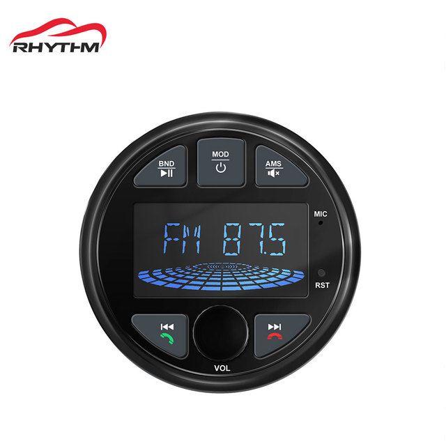 Rhythm Boat Sauna Marine Stereo Receiver IP6X Waterproof BT Enabled FM AM Radio With 4*50W Power Output