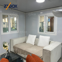 ZYBOX AU Standard Luxury Casa Contenedor Modular Prefabricada Plegable y Expandible de 20 y 40 pies con Baño y Cocina para EE. UU.