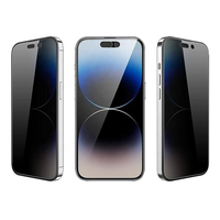Film de protection d'écran en verre trempé anti-rayures et anti-espion 9H pour iPhone 12 13 14 15 16 17 Pro Max Plus