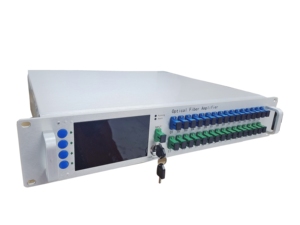 Amplificador óptico de 2U y 1550nm, combinador de 1577 1270NM, 10G, CATV EDFA, WDM, 16 puertos, 13 ~ 24DBM, para red FTTH Triple Play - Product Image 5