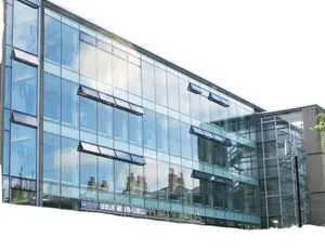 Aluminium-Fassaden platten Außen Doppel glasfassade im Bau projekt
