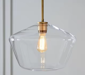 Zeal Lighting Simplicity Glass Lámpara colgante para comedor Clear Glass Pendant Light - Product Image 2
