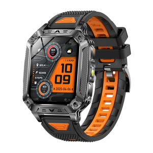 Reloj Inteligente Deportivo HKSF QS86 para Exteriores, Batería de 1400 mAh, 3 ATM, Linterna, Más de 100 Modos Deportivos, Modo SOS, Sonido de Alarma, Llamadas por Bluetooth - Product Image 3