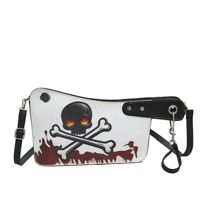Women’s Halloween Skull Teeth Crossbody <b>Bag</b> Trend <b>Cool</b> Personality PU Leather Single Shoulder <b>Small</b> <b>Bag</b> - Product Image 1