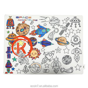 Alfabeto de Silicona para Niños, Almohadilla de Pintura de Grado Alimenticio Lavable, Tamaño Mediano Bajo, MOQ, Regalo de Navidad, Eco con Logotipo de Marca, 30X20cm - Product Image 4