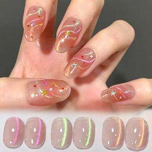 Vernis Gel Magnétique Effet Lumière d'Aurora 10ml pour Ongles, Couleurs Cristallines, Soak Off UV LED, Manucure Longue Durée - Product Image 1