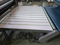 Nouvelle machine de plastification manuelle de flûte de carton ondulé de 3 plis pour le collage de feuille à feuille de carton