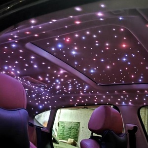 Lumière d'ambiance intérieure de voiture à LED avec effet d'étoile filante, éclairage RGB scintillant, télécommande/contrôle par application, garantie 1 an - Kits intérieurs - Product Image 6