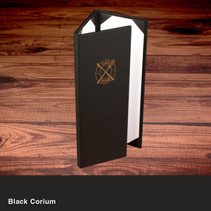 Porta Menús de Cuero Personalizado para Restaurante, Hotel, Bar, Cafetería, Exhibición de Menús de Mesa, Cubierta de Menú Duradera de Primera Calidad para Servicio de Comedor - Product Image 1
