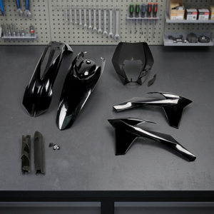 Kit nero in plastica completa con supporto faro per KTM EXC 250 2012-2013 motocicli accessori - Product Image 3