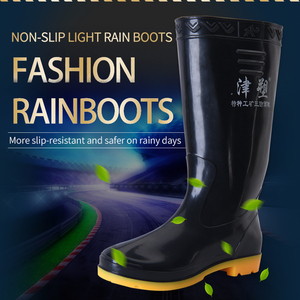 أحذية مطاطية من البولي فينيل كلوريد (PVC) مضادة للماء، أحذية المزارع والصيد المطاطية خفيفة الوزن للرجال - Product Image 3