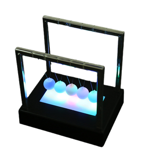 Yuling lumineux Newton Balance pendule décoration de table <span class=keywords><strong>roman</strong></span> acier inoxydable mouvement permanent boule artisanat - Product Image 1