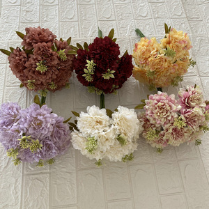 Ramos de Crisantemos Artificiales Suzume Ii, 10 Cabezas Cada Uno, para Decoración de Bodas, Hogar, Fotografía y Paisajismo - Product Image 1